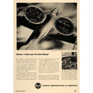  1946 Ad Radio Corporation America Radar Air Navigation 
