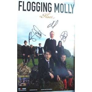 Flogging Molly Autographed Signed Warp Tour Poster & Video Proof