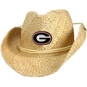  Georgia Bulldogs Straw Fanatic Hat: Sports & Outdoors