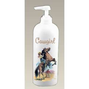  Western Cowgirl Lotion or Soap Dispenser 