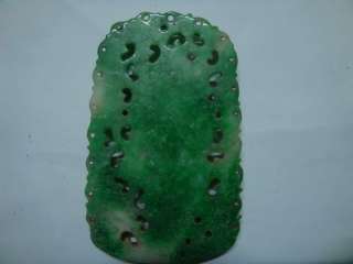 Nice Chinese Jade Carved Zhongkui Pendant 3.6x2.1 ince  