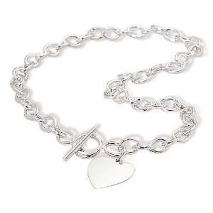   Toggle Bracelet with Heart Tag on Ring West Coast Jewelry Jewelry
