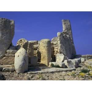Temple Dating from C. 3000 B.C., Hajar Qim, Unesco World Heritage Site 