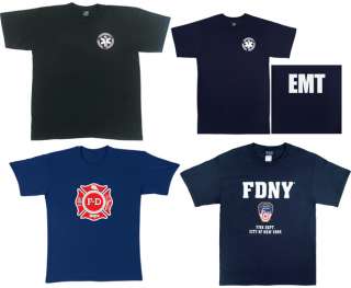 PUBLIC SAFETY Stylish Comfortable Embroidered T Shirts