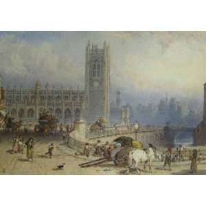   Birket Foster   24 x 16 inches   Manchester Cathedral: Home & Kitchen