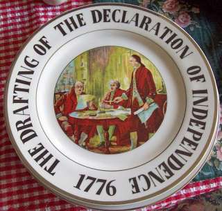 Collector Plate   DRAFTING DECLARATION of INDEPENDENCE  