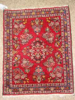Antique Sarouk Persian Hand Knotted Rug B 7594  