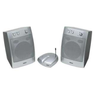 RCA WSP155 900MHZ WIRELESS STEREO SPEAKERS AUTOSCAN 350  