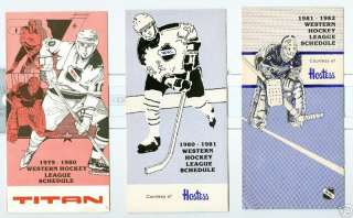 1980 81 Western Hockey League Schedule WHL Junior  