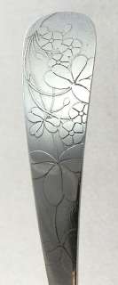 WHITING STERLING SILVER OXALIS CLOVER PUNCH LADLE  