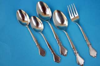 Rogers Dorchester Soup Spoon Teaspoon Salad Fork Stainless Flatware 