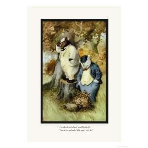   Teddy B and Teddy G Are Lost Giclee Poster Print by R.k. Culver, 24x32