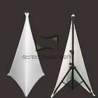 Double Sided Scrim Tripod/Speaker Stand Cover White or Black