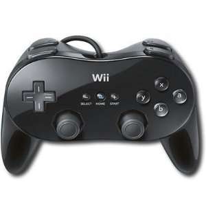 New Nintendo Wii Classic Controller Pro Blk Rvlar2k Gaming Pad High 