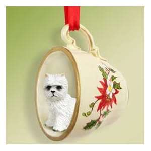  West Highland Terrier Holiday Tea Cup: Home & Kitchen