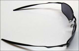 SEE PICS* Oakley MPH Square Whisker Sunglasses Polished Black/Gray 