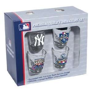   New York Yankees 2009 World Series Champions Collector Shot Glass Set