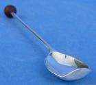 EPNS Nickel Silver England Demitasse Flat Bowl Spoons  