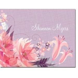   Collections   Stationery (Retro Floral Purple): Health & Personal Care