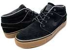 2007 Nike Mad Jibe Boat Shoe Black Gum Sole Brown Sz 8.5  