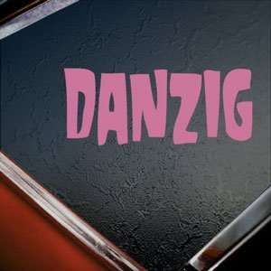 Danzig Music Rock Band Logo Pink Decal Window Pink Sticker 