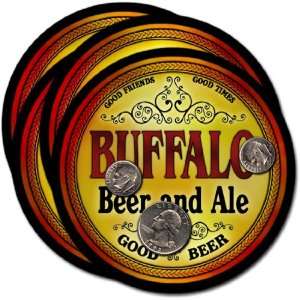  Buffalo , WI Beer & Ale Coasters   4pk 