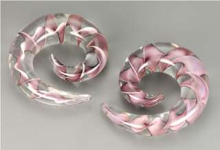 Pyrex Glass PURPLE HAZE Ribbon Spiral   Price Per 1  
