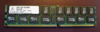 NetList 4Gb DDR PC3200 ECC REG Server RAM Memory, PN NL9517RD12062 