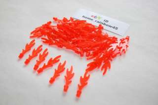 New LEGO Bulk neon orange FIRE FLAME Transparent 150 pieces   Free 
