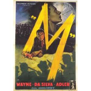  Poster (27 x 40 Inches   69cm x 102cm) (1951) Italian  (David Wayne 