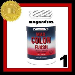 1x MAX COLON FLUSH Colon Cleanse Detoxification 120 cap  