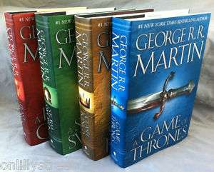 Game of Thrones HARDCOVER SET of Four George Martin  