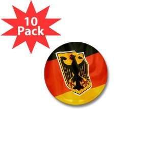  Mini Button (10 Pack) German Flag Waving: Everything Else