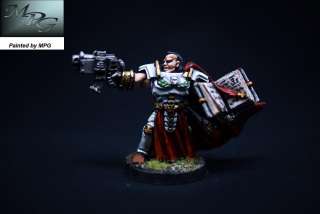  Warhammer40K MPG Painted Grey Knights Inquisitor with Grimoire  