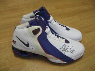 ELTON BRAND DUAL SIGNED NIKE GAME UN USED SHOES AUTO PE  