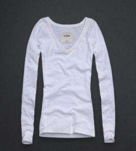 ABERCROMBIE & FITCH KIDS GIRLS BLAIR WHITE TOP SMALL  