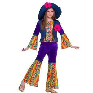 Lets Party By Forum Novelties Inc Flower Child Child Costume / Purple 