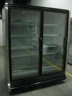 2003 Hussmann RLN 2 Glass Door Freezer Display Grocery  