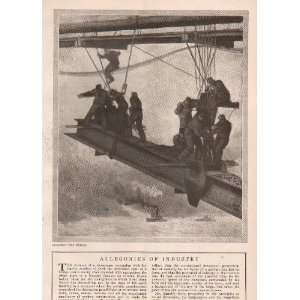    1914 Fred Dana Marsh Prints Allegories of Industry 