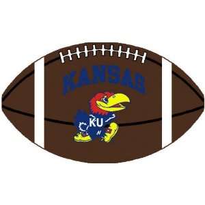  Kansas University Jayhawks Football Rug: Home & Kitchen