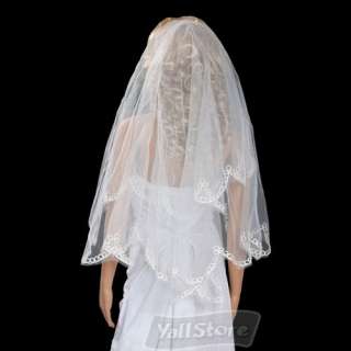   total length 61 inch 155cm package includes 1 x wedding bridal veil