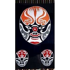  Chinese Batik Fabric Opera Mask Letter Holder Everything 