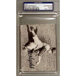  Signed Drysdale Picture   Cut PSA DNA #83117973 Sports 