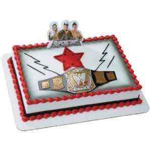  WWE Championship Buckle Cake Topper: Toys & Games