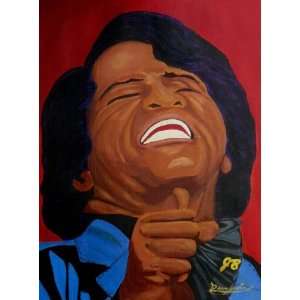  The Godfather of soul, Original Painting, Home Decor 