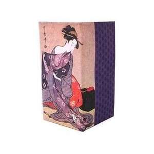   Asian Japanese Geisha Paper Wallet Bi Fold #01