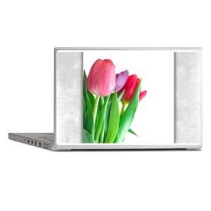  Laptop Notebook 15 Skin Cover Pink and Purple Tulips 