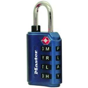  4691DWDBLU TSA Accepted Set Your Own Password Combination Lock, Blue