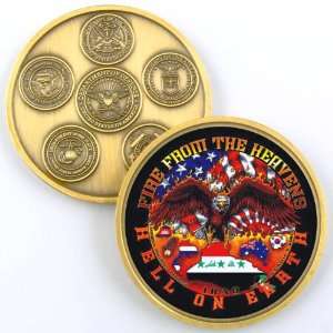  IRAQ HELL ON EARTH PHOTO CHALLENGE COIN YP480 Everything 