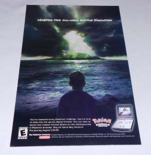 2005 video game ad page ~ POKEMON EMERALD  
